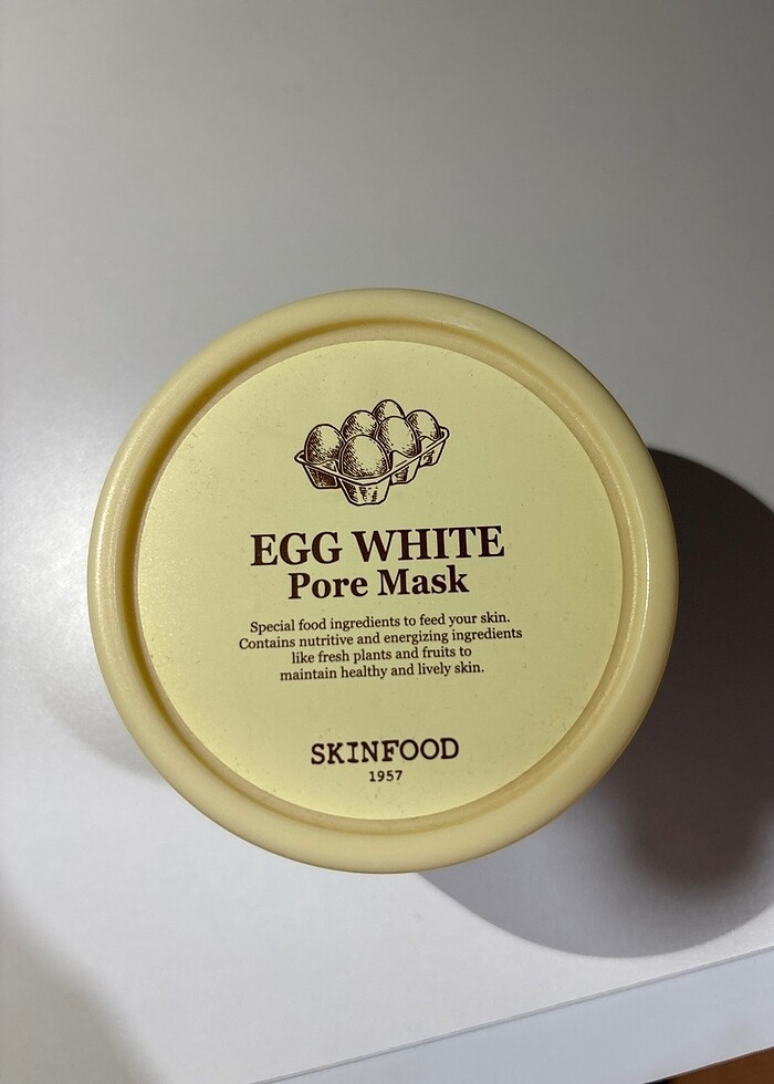 Skinfood eggwhite pore maske (yumurta akı gözenek maskesi 120ml) - Görsel 2