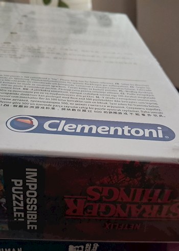 Beden Stranger Things 1000 Parça Zor Puzzle