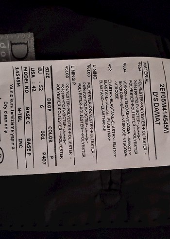 Damat DS Fermuarlı Siyah Erkek Takım Elbise - Görsel 7