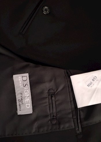 Damat DS Fermuarlı Siyah Erkek Takım Elbise - Görsel 8