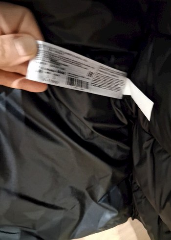 Düğmeli Siyah Kadın Kısa Kışlık Mont - Görsel 5