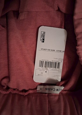 Bordo Rahat Kesim Kadın Eşofman Altı - Görsel 3