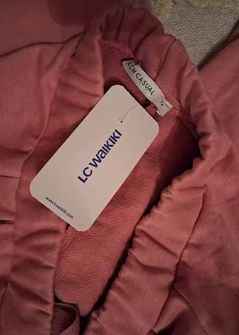 Bordo Rahat Kesim Kadın Eşofman Altı - Görsel 5