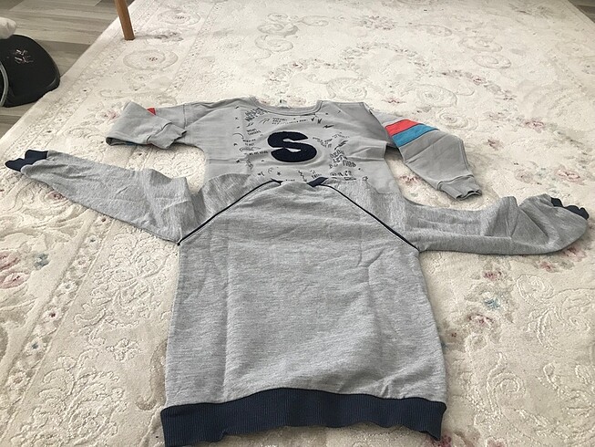 4 Yaş Beden gri Renk Sweatshirt