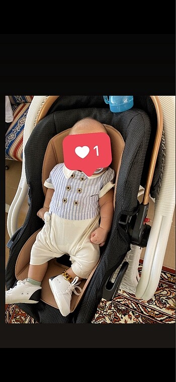 15-36 kg Beden kahverengi Renk Beneto bebek arabası puset