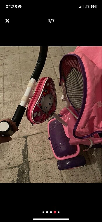 Beden pembe Renk 3 tekerli bisiklet