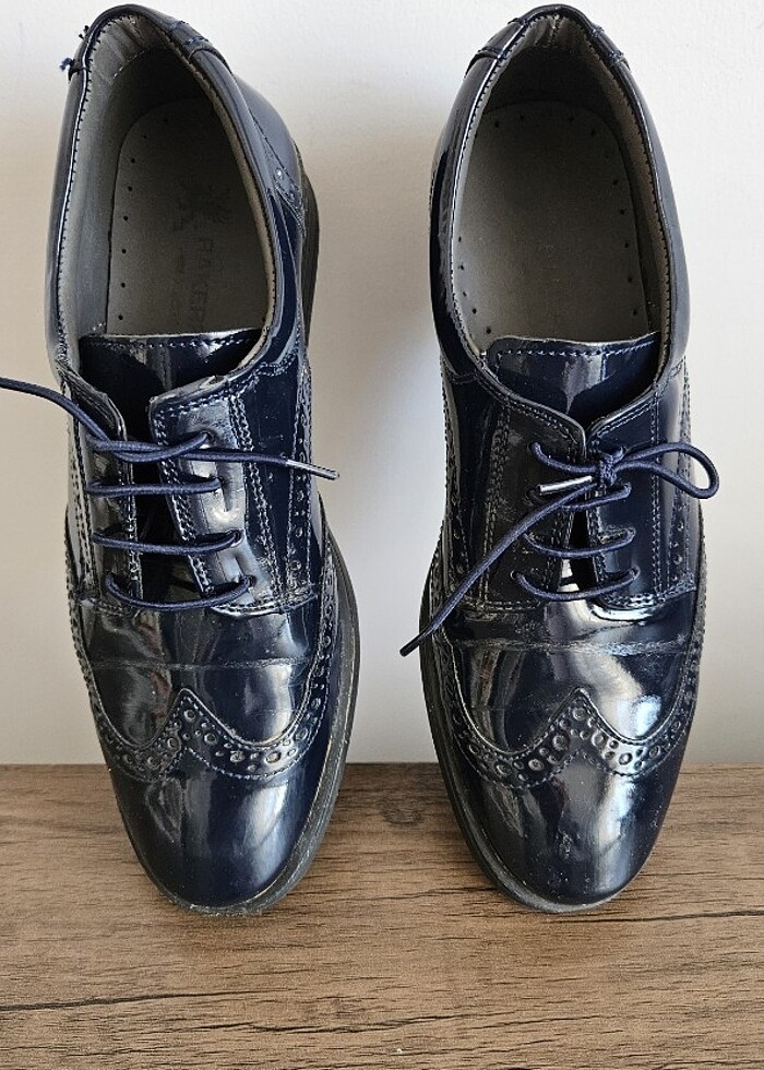 Lacivert rugan ayakkabı - Görsel 3