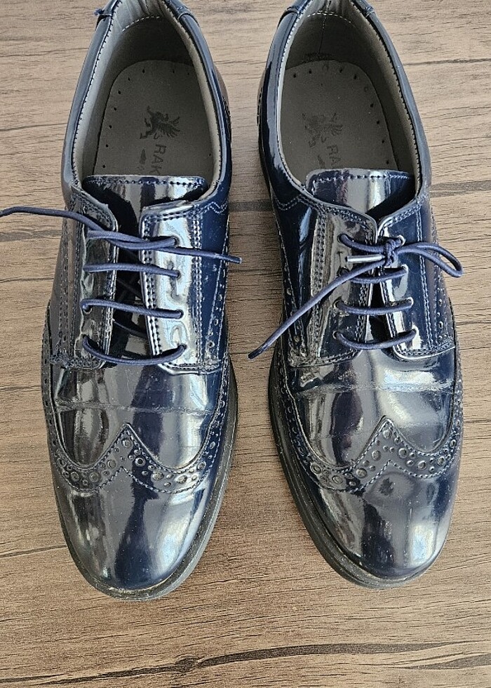 Lacivert rugan ayakkabı - Görsel 2