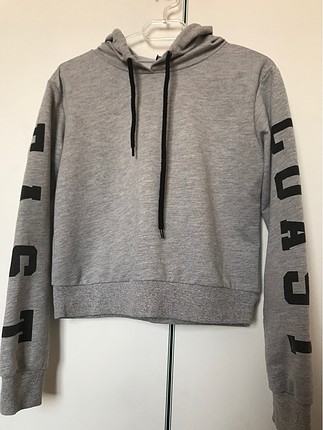 açık gri sweatshirt