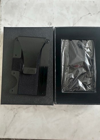 Metal minimalist cüzdan - Görsel 2