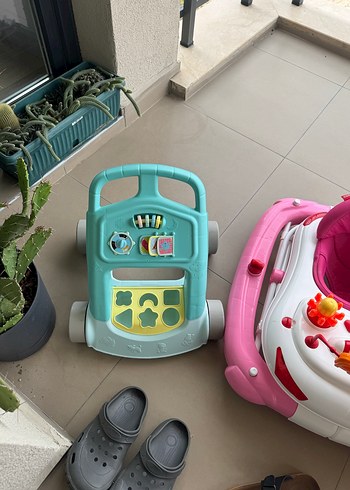 Beden Turkuaz Pastel Bebek Yürüteci