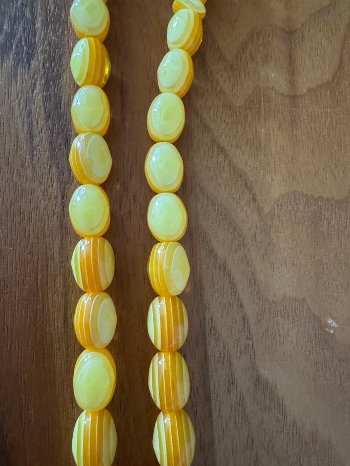 Parlak Sarı Bohem Erkek Tesbih - Görsel 3