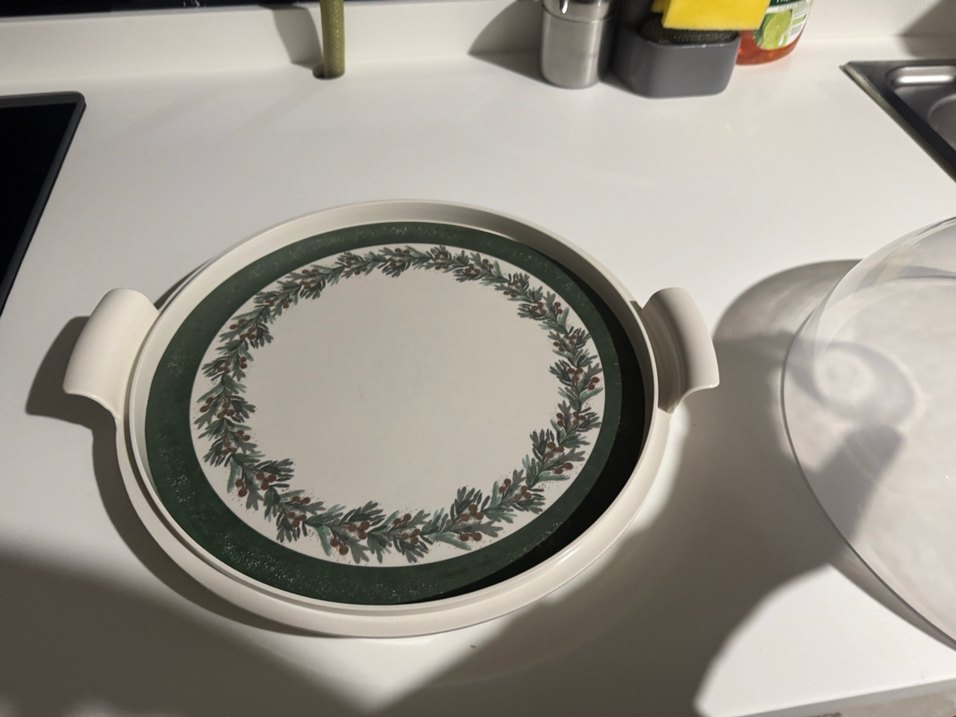 Kapaklı Beyaz Kek Saklama Kabı - Görsel 5