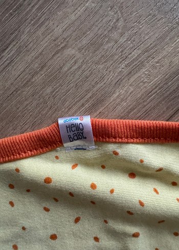 Turuncu Kenarlı Bebek Uyku Aksesuarı - Görsel 2