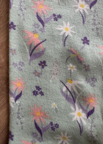 Kız bebek Yeşil Desenli Pantolon - Görsel 2