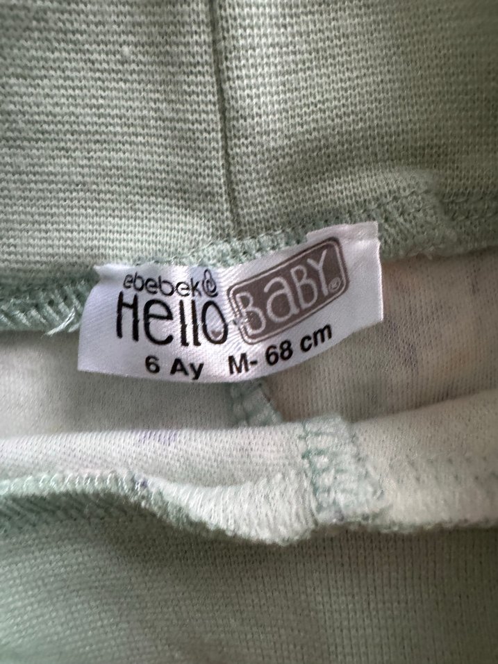 Kız bebek Yeşil Desenli Pantolon - Görsel 3