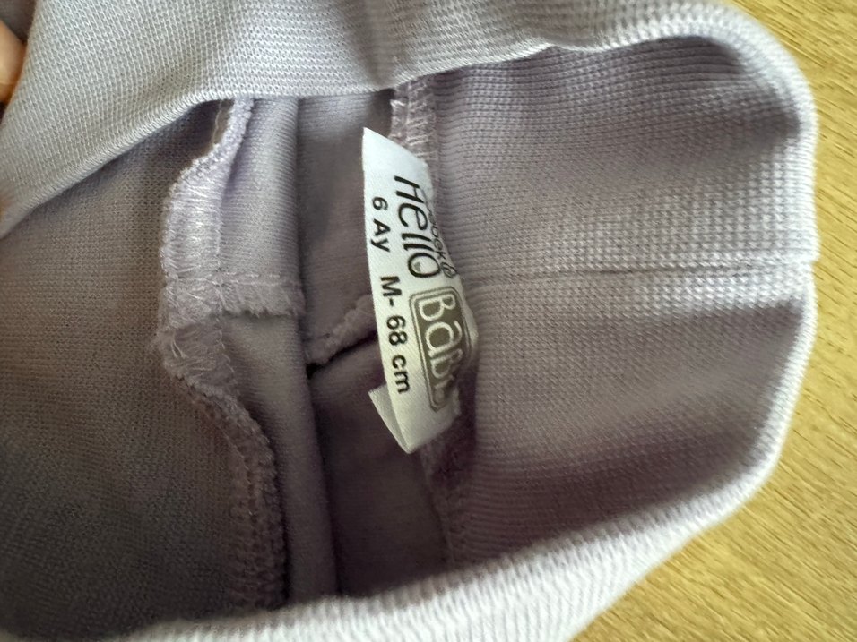 Gri Rahat Kesim Kız Bebek Pantolonu - Görsel 2