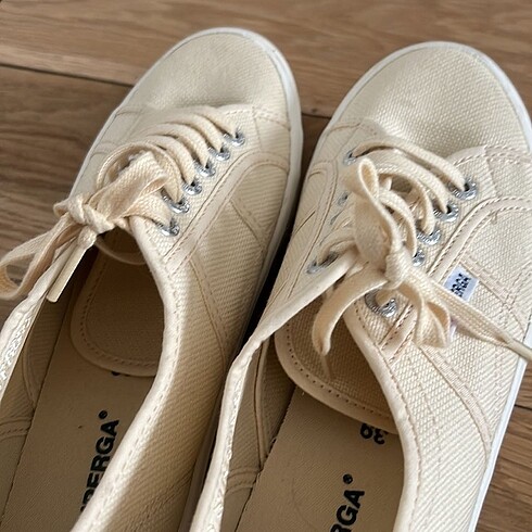 39 Beden Superga kalın topuk ayakkabı