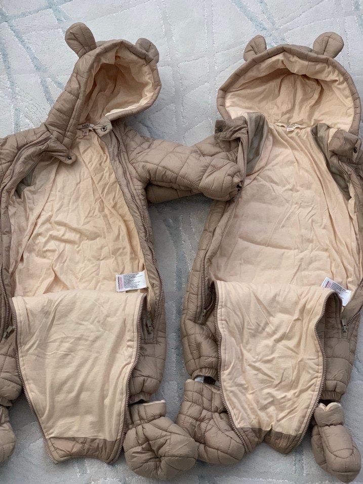 Ebebek Bej Renkli Bebek astronot Tulum - Görsel 2