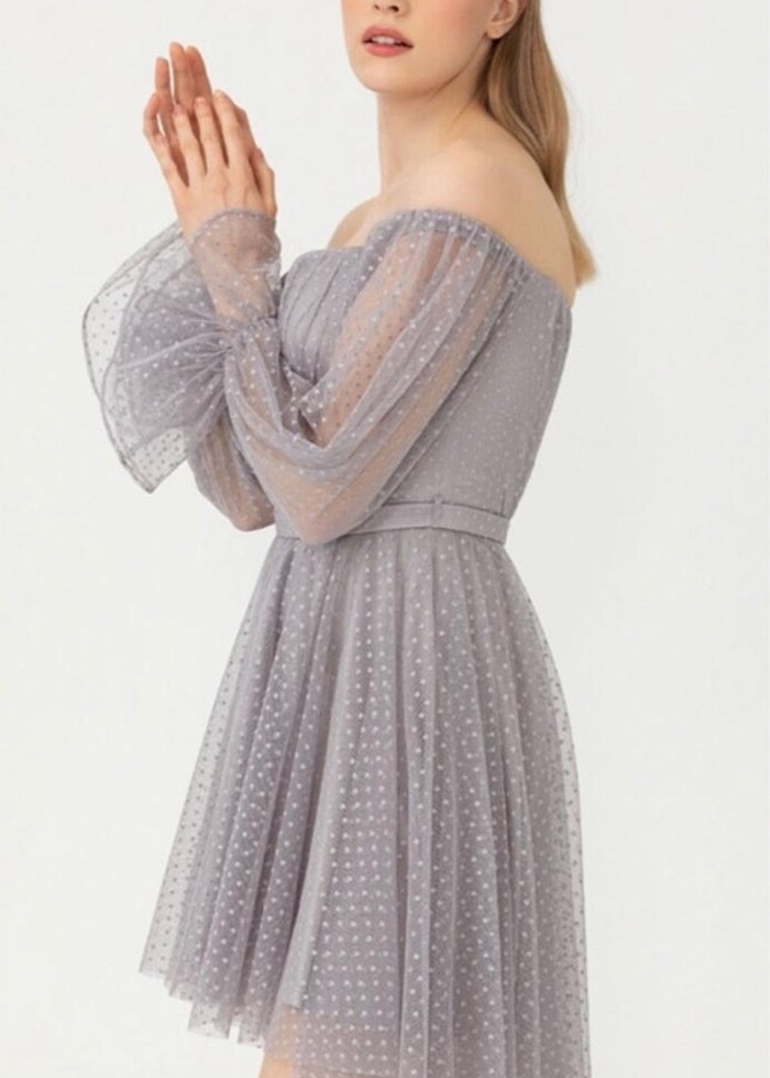 Etiketli elbise - Görsel 5