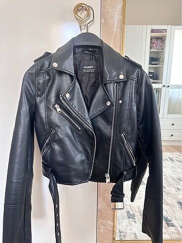 Pull&Bear deri ceket - Görsel 3