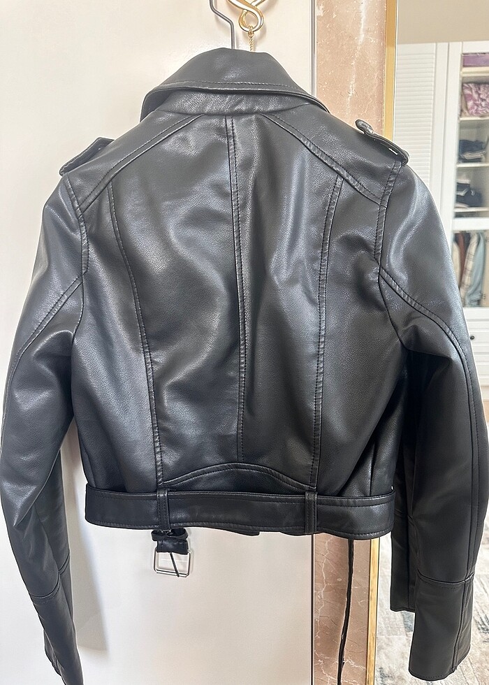 Pull&Bear deri ceket - Görsel 2