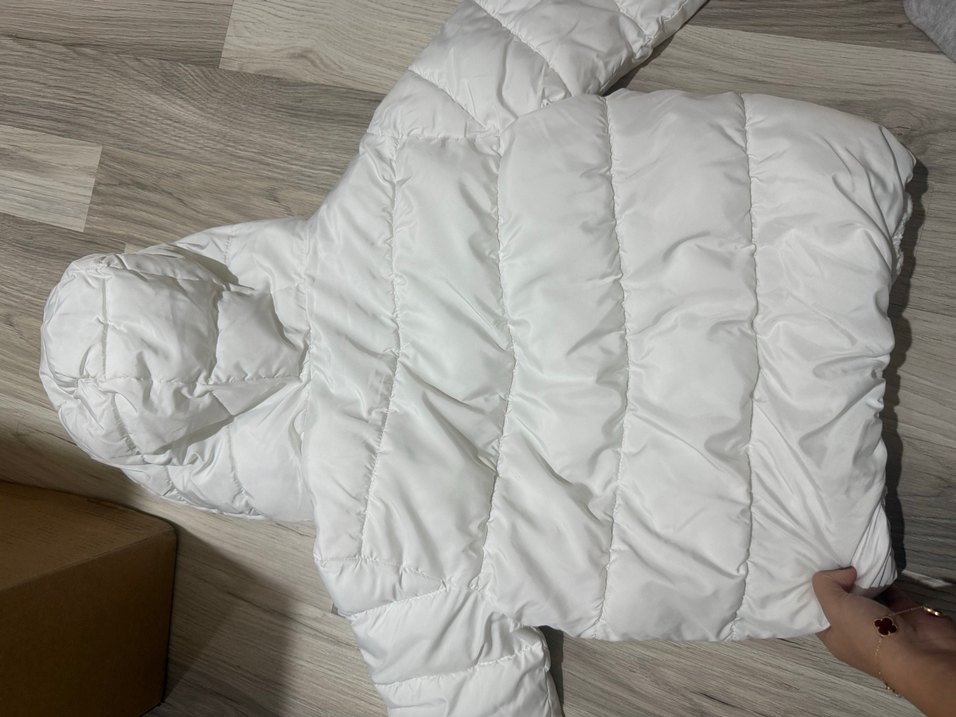 Beyaz Kürklü Bebek Kız Tulumu - Görsel 3