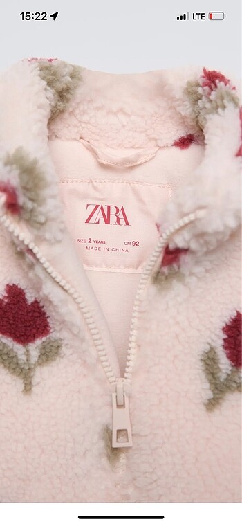 24-36 Ay Beden Zara çocuk ceket