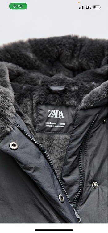 Zara Zara çocuk mont