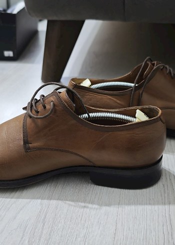 KEMALTANCA Kahverengi Deri Klasik Erkek  bir kere giyildi - Görsel 3