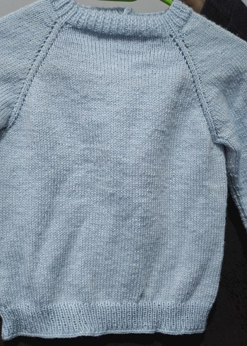 Gri Erkek Çocuk Triko Kazak - Görsel 3