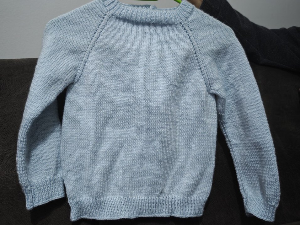 Gri Erkek Çocuk Triko Kazak - Görsel 3