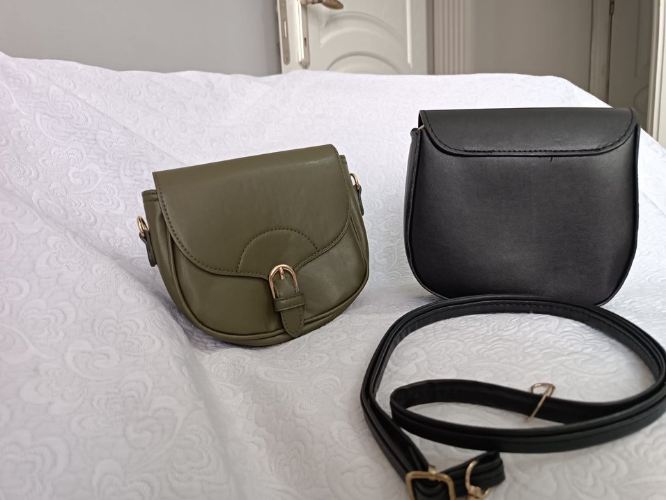 Bej Deri Tokalı Kadın Çanta - Görsel 3