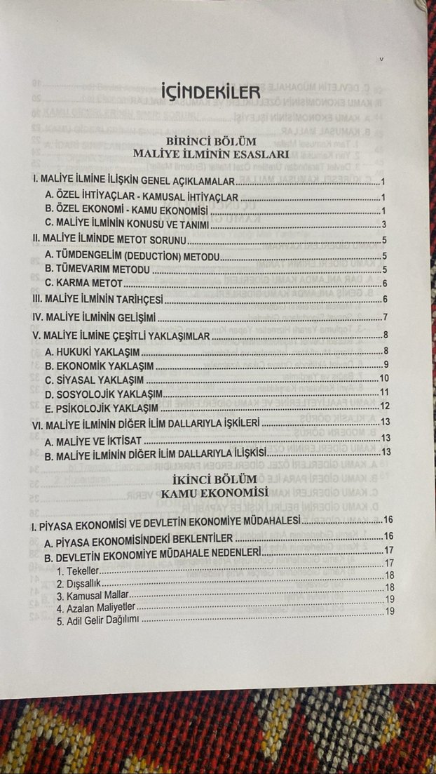 Kamu Maliyesi - Prof. Dr. Metin Erdem - Görsel 2