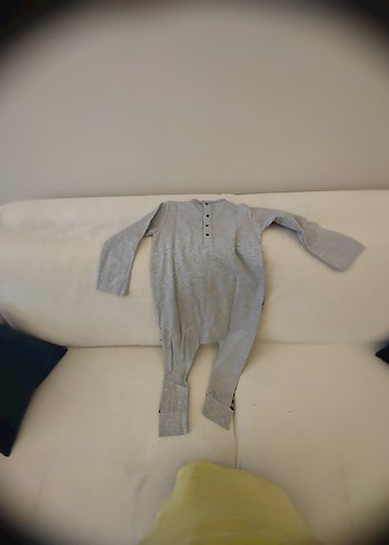 Gri Uzun Kollu Erkek çocuk Tulum - Görsel 4