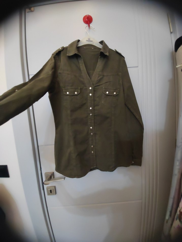 Keten Kadın Gömlek - Görsel 5