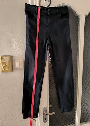 Erkek çocuk lacivert Kemerli Dar Kesim Denim Pantolon - Görsel 5