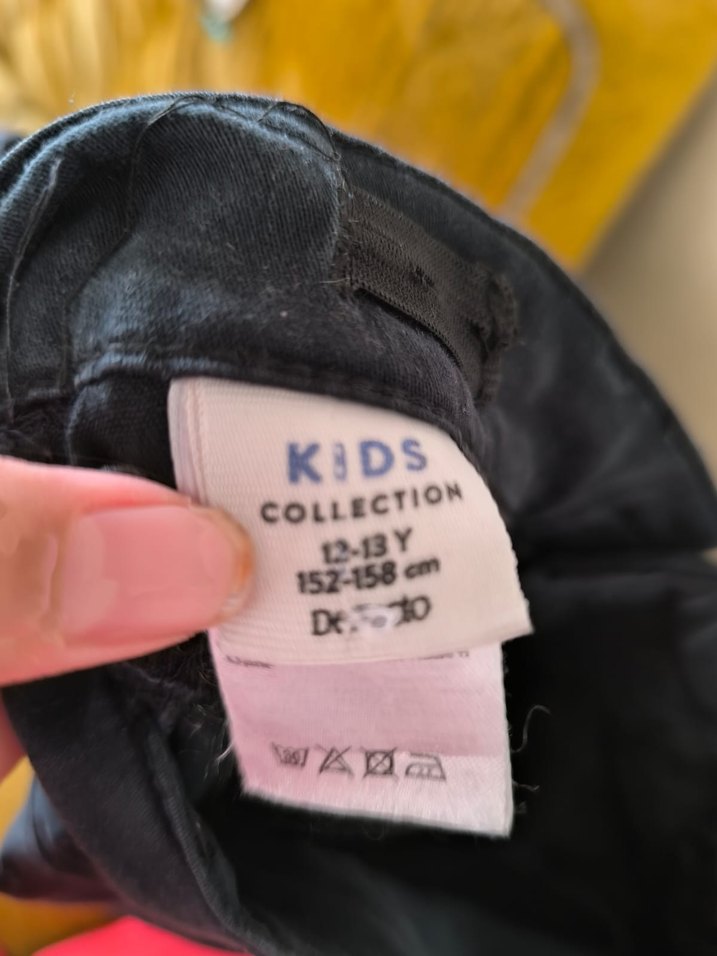 Erkek çocuk lacivert Kemerli Dar Kesim Denim Pantolon - Görsel 4