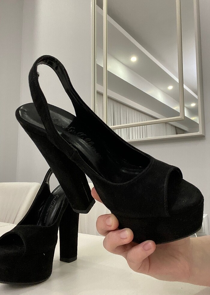 Platform topuklu ayakkabı - Görsel 3