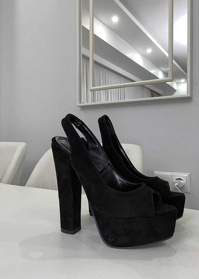 Platform topuklu ayakkabı - Görsel 5