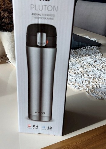 karaca Pluton 450 ml Gri Termos - Görsel 2