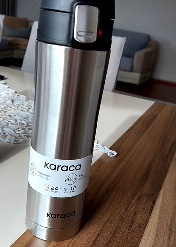 karaca Pluton 450 ml Gri Termos - Görsel 4