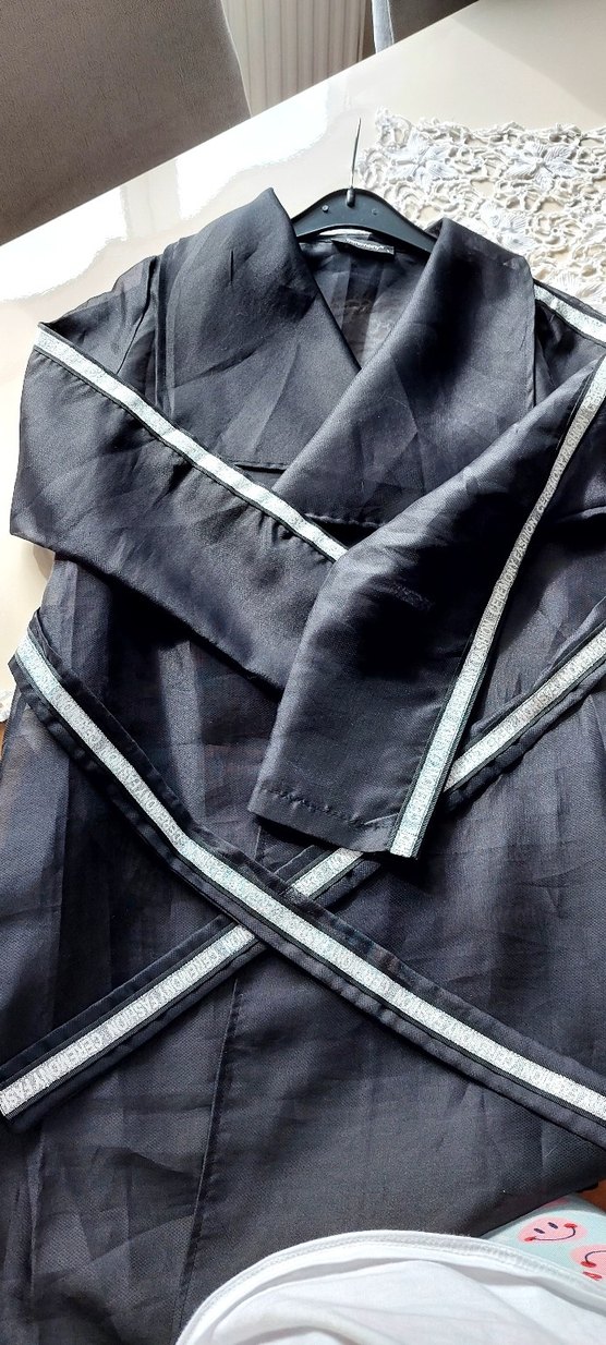 Uzun Siyah Gotik Kadın Elbisesi - Görsel 2