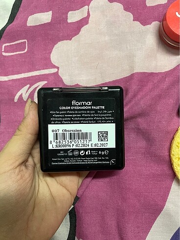  Beden Renk Flormar far paleti