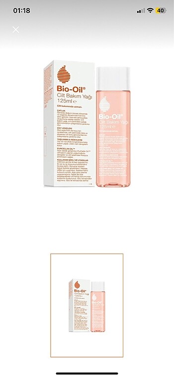 Çatlak kremi bio-oil