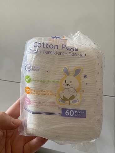 Bebek temizleme pamuğu