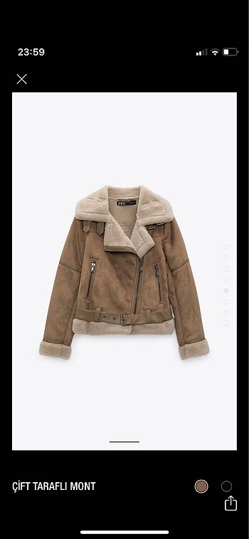 xs Beden Zara mont