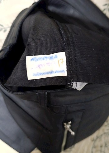 Siyah Fermuarlı Kadın Biker Deri Pantolon - Görsel 9