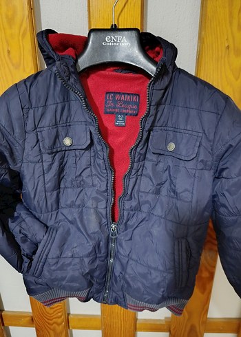 Fermuarlı Erkek Çocuk Lacivert Street Wear Mont - Görsel 2