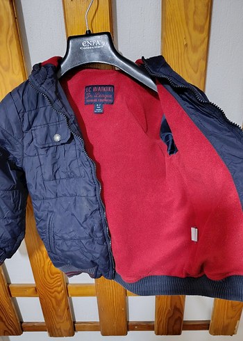 Fermuarlı Erkek Çocuk Lacivert Street Wear Mont - Görsel 8